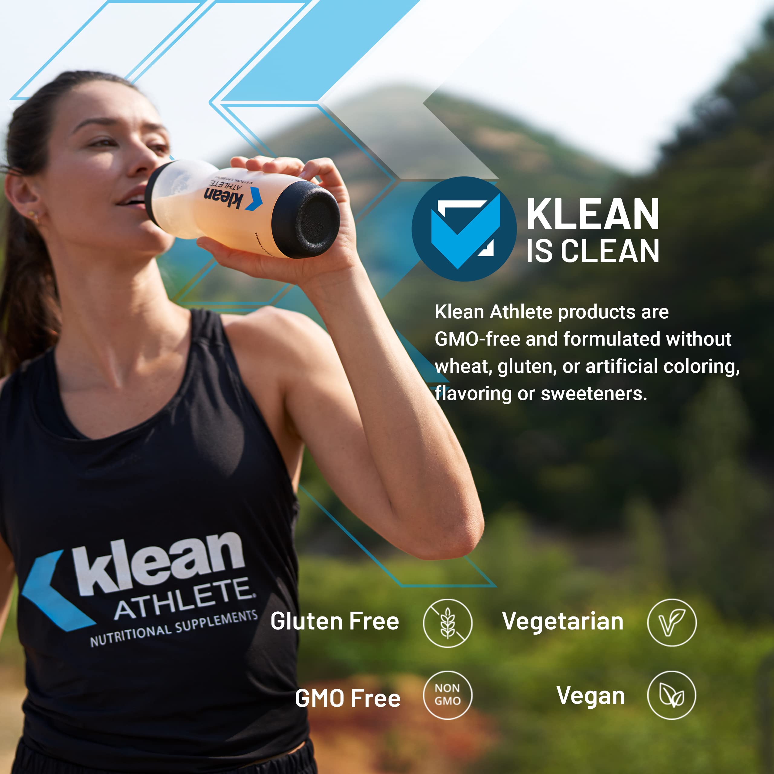 Klean ATHLETE Klean BCAA + Peak ATP | Amino Acid Supplement for Muscle Building, Workout Recovery, and Lean Muscle | 9.1 Ounces | Natural Orange Flavor