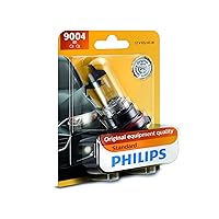 Philips 9004 Standard Halogen Replacement Headlight Bulb, Pack of 1