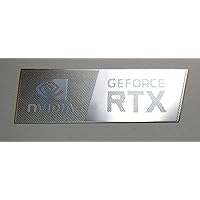 VATH Made Metal Sticker Compatible with NVIDIA Geforce RTX 12 x 35mm / 1/2