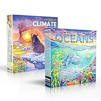 North Star Games Evolution: Climate Game and Oceans Board Game Bundle Award-Winning Strategy Games - Adapt Species; Avoid Predators, Survive Changes and Explore The Ocean