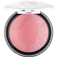 essence | Pure Nude Baked Blush | Highly Pigmented Baked Texture for a Bright, Healthy Glow | Available in 8 Gorgeous Shimmery Shades | Vegan & Cruelty Free (02 pink flush)