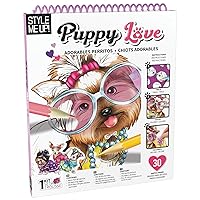 Style Me Up, Puppy Love, Kids Art Kit, Includes 30 Model Templates to Choose from, Over 80 Fashion Stencils to Help Kids Create Designs with Ease, for Ages 8 and up