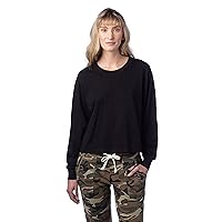 Alternative Women's Long Sleeve Cropped Shirt, Main Stage Cropped Tee