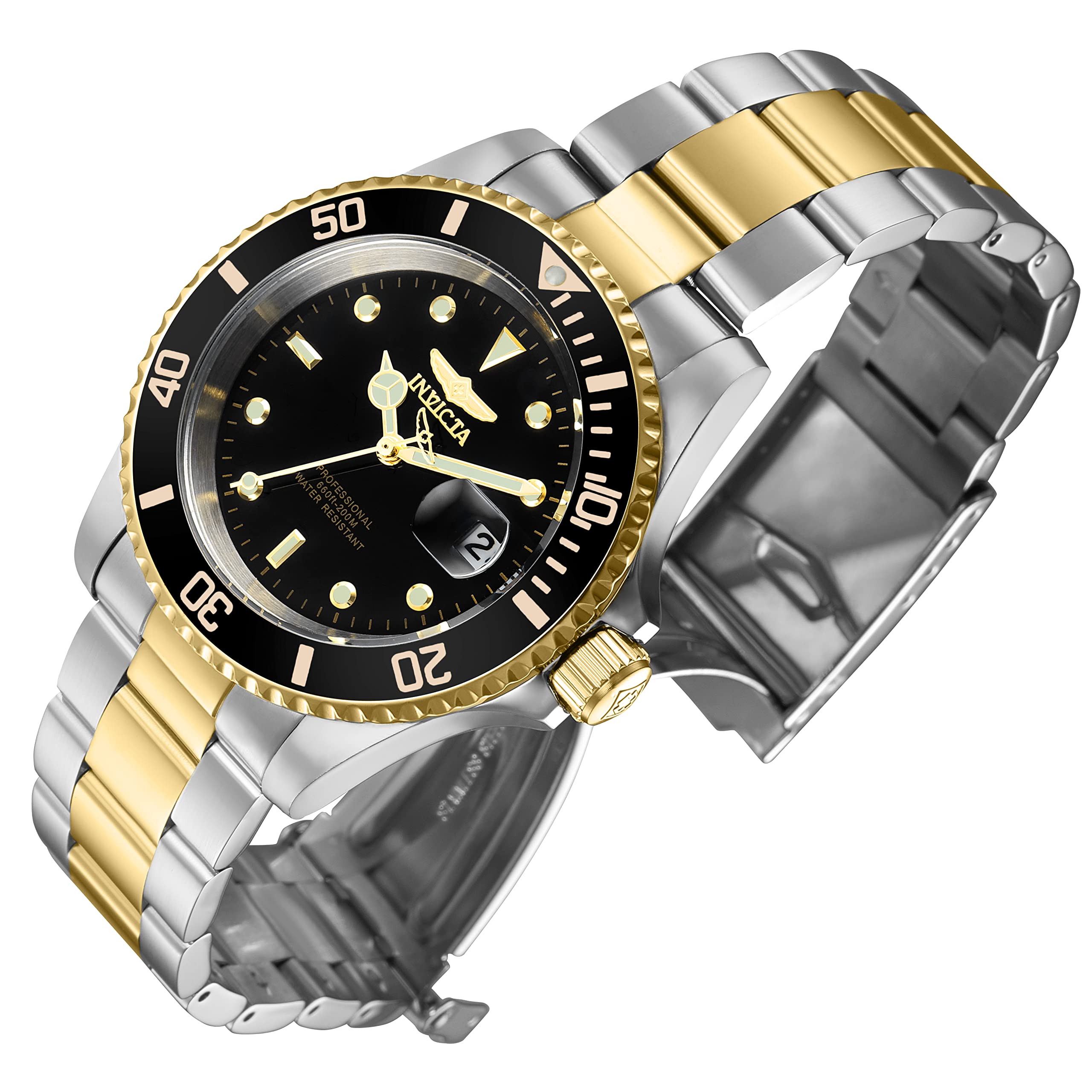 Invicta Men's Pro Diver Quartz Watch with Stainless Steel Strap