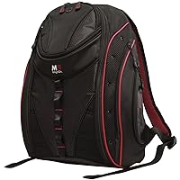 Mobile Edge ​​Express 2.0 Laptop Backpack for Men and Women, Compatible with Mac Laptops 16-17 Inch, Travel Work Business Computer Bag, Black/Red