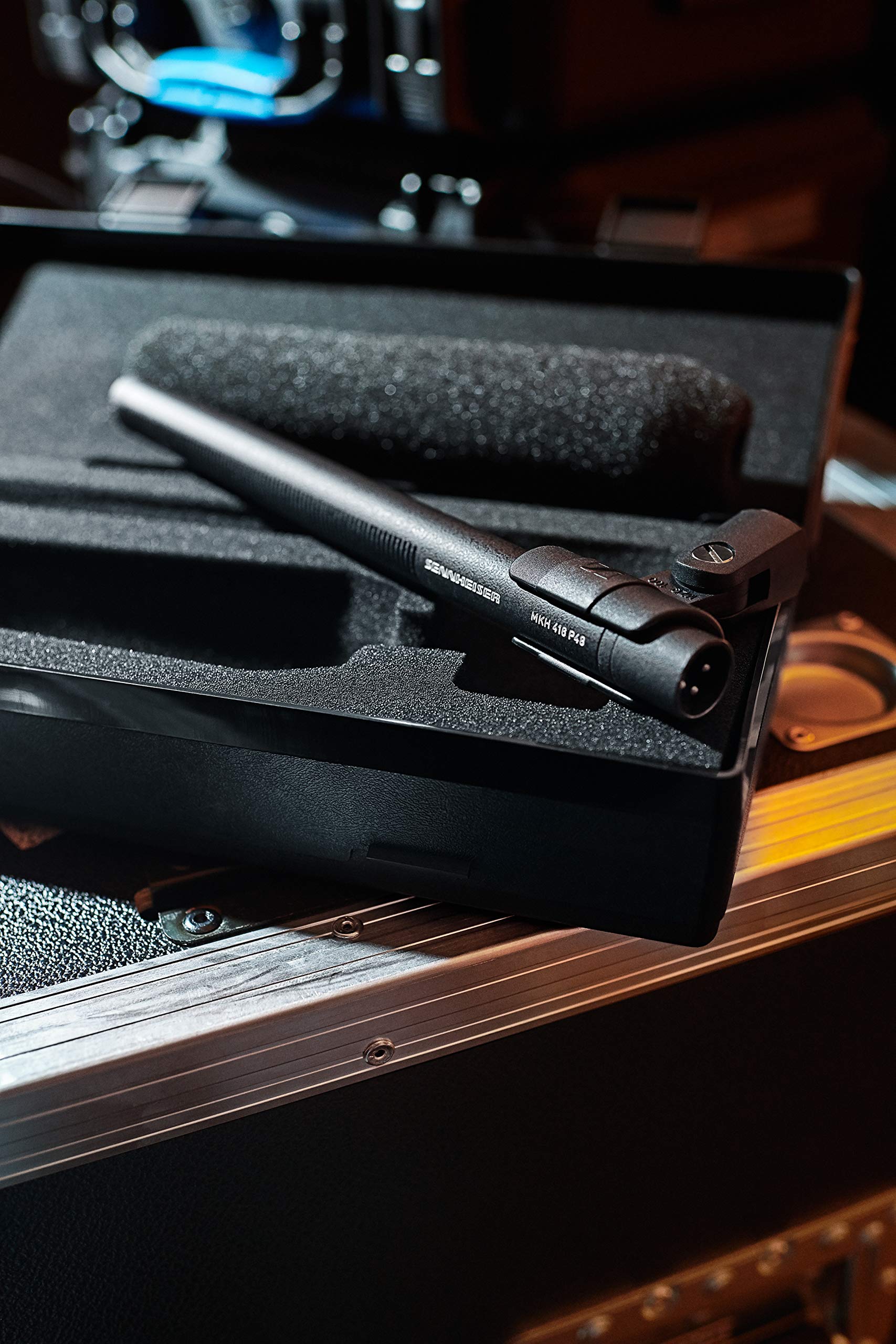 Sennheiser Wired Professional MKH 416-P48U3 Short Shotgun Interference Tube Microphone,Black