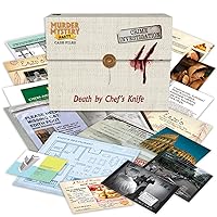 Murder Mystery Party Case Files: Death by Chef's Knife for 1 or More Players Ages 14 and Up