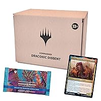 Magic The Gathering Commander Legends: Battle for Baldur’s Gate Commander Deck – Draconic Dissent + Collector Booster Sample Pack | Minimal Packaging Version