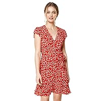 Sugar Lips Women's Broadway Floral Button Down Mini Dress