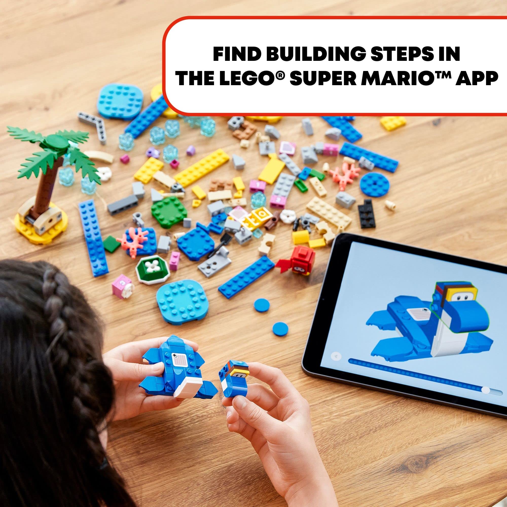 LEGO Super Mario Dorrie’s Beachfront Expansion Set 71398 Building Kit; Collectible Toy for Kids Aged 6 and up (229 Pieces)