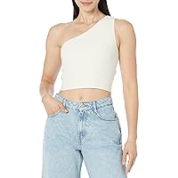 The Drop Women's Kofi Asymmetrical Cropped Sweater