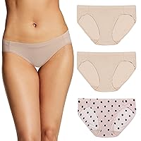 Maidenform womens Barely There Women's Underwear Bikini Pack, Invisible Look Panties, 3-pack
