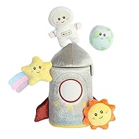 ebba™ Engaging Baby Talk™ My First Spaceship™ Baby Stuffed Animal - Sensory Delight - Interactive Learning - Multicolor 7.5 Inches