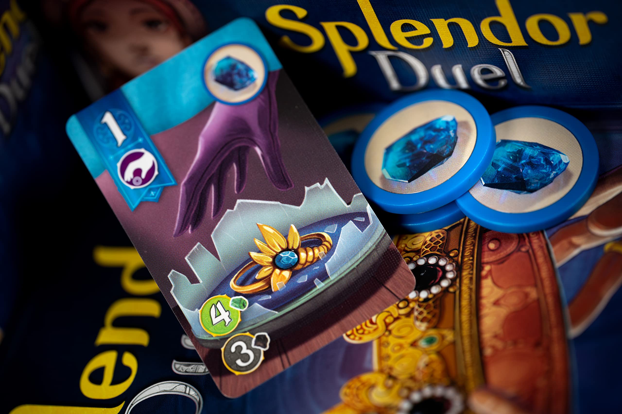 Splendor Duel Board Game - Strategy Game for Kids and Adults, Fun Family Game Night Entertainment, Ages 10+, 2 Players, 30-Minute Playtime, Made by Space Cowboys
