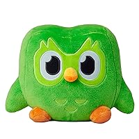Duo Plush - Officially Licensed - Reminder to Do Your Daily Lesson, Premium Plushie, Feather Green, 8.5