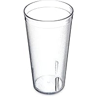 Carlisle FoodService Products Plastic Tumbler 20 Ounces Clear (Pack of 24)