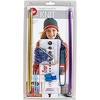 Boye 3616400000M Learn to Knit Kit for Beginners, Makes 18 Projects, 21pcs