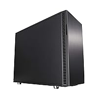 Fractal Design Define R6 - Mid Tower Computer Case - ATX - Optimized For High Airflow And Silent Computing with ModuVent Technology - PSU Shroud - Modular interior - Water-cooling ready - Black