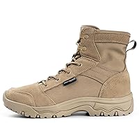 FREE SOLDIER Men's Tactical Hiking Boots 6 Inches Lightweight Breathable Work Boots Military Desert Boots