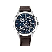 Tommy Hilfiger Mens Casual Watch - Multifunction Wristwatch - Water Resistant up to 5 ATM/50 Meters - Premium Fashion Timepiece for All Occasions - 44 mm