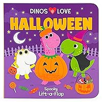 Dinos Love Halloween - Halloween Lift-a-Flap Board Book for Babies and Toddlers; A Fun Dinosaur Adventure Dinos Love Halloween - Halloween Lift-a-Flap Board Book for Babies and Toddlers; A Fun Dinosaur Adventure Board book