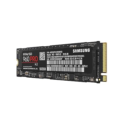 Samsung 960 PRO NVMe M.2 512GB SSD (MZ-V6P512BW)