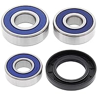 All Balls Racing 25-1487 Wheel Bearing Kit Compatible with/Replacement for Suzuki GN 250 1982-1988, GZ 250 Marauder 1999-2010, GS 250 T 1980-1981, GP 125 1999