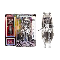Rainbow High Shadow Series 1 Luna Madison- Grayscale Fashion Doll. 2 Metallic Grey Designer Outfits to Mix & Match, Great Gift for Kids 6-12 Years Old and Collectors