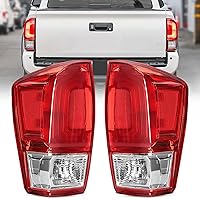 Nilight Taillight Assembly Compatible with 2016 2017 2018 2019 2020 2021 2022 2023 Toyota Tacoma Rear Lamp Replacement OE Style Driver Side and Passenger Side, 2 Year Warranty