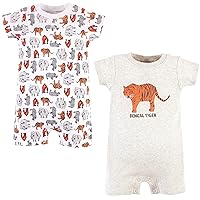 Touched by Nature baby-boys Organic Cotton Rompers