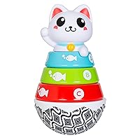 Stack-a-Cat 9 - 12 months STEM Baby Toy