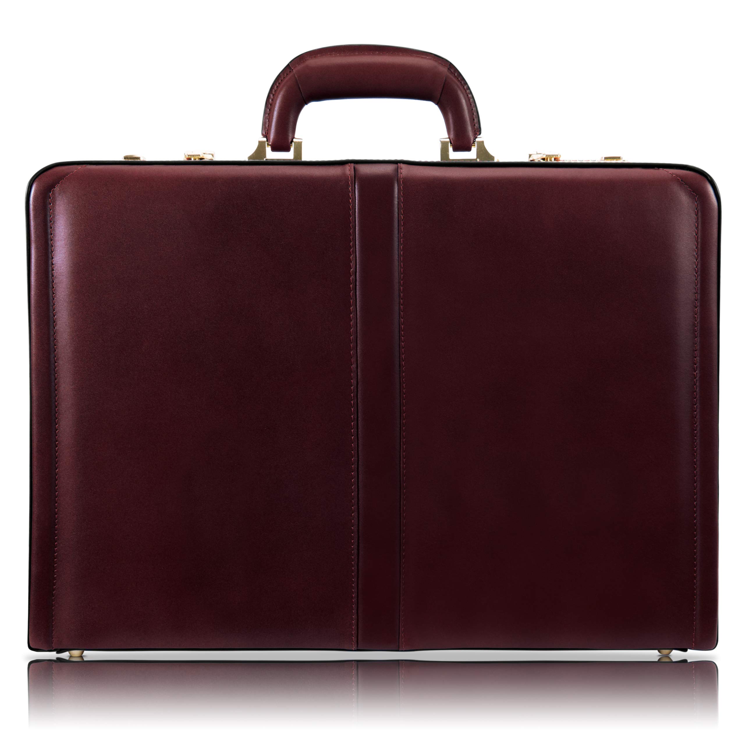 McKlein Unisex Attache, Burgundy