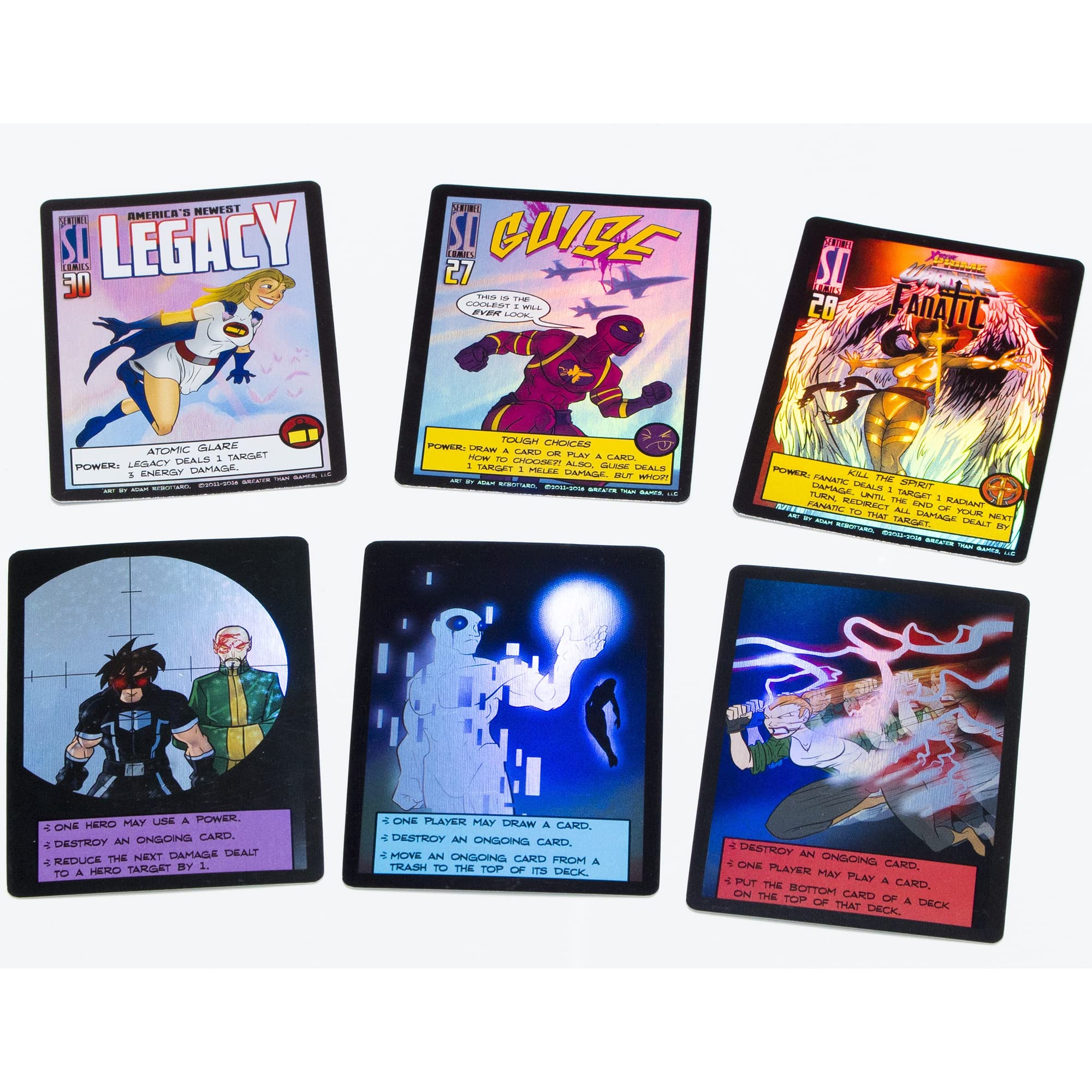 Greater Than Games Sentinels of The Multiverse: Complete Hero Variant Collection - Cards Art, RPG Acessory Pack