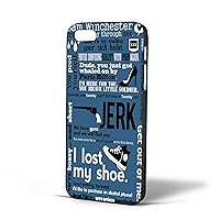 sam winchester supernatural quotes jerk TV00 for Iphone Case (iPhone 6 plus Black)