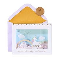 Papyrus Unicorn Birthday Card for Girl (Magical Birthday)
