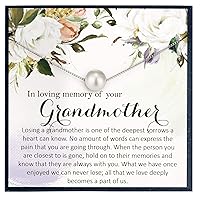 in Loving Memory of Grandmother Gift for Grandmother Memorial Gift for Grandmother Passing Away Gift Memorial Necklace Sympathy Gifts Memorial Jewelry Loss of Grandmother Gift Remembrance Necklace