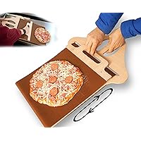 Sliding Pizza Peel 12 Inch, Paddle Pizza Scorrevole Transfer Slider | Pala Pizza Spatula For Oven | Non Stick Shovel Holder Accessories | Conveyor Belt Bread Dough Transfer Peel For Baking (Regular)