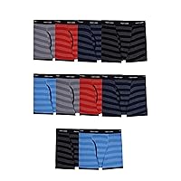 Fruit Of The Loom Boys And Toddler Briefs, Tag Free & Breathable Underwear, Assorted Color Multipacks Boxer, 10 Pack - Assorted Stripes, Medium US