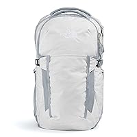 THE NORTH FACE Women's Pivoter Everyday Laptop Backpack, TNF White Metallic Mélange/Mid Grey, One Size