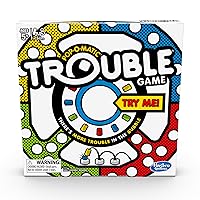 Trouble Board Game for Kids Ages 5 and Up 2-4 Players (Packaging may vary)