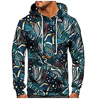 Streetwear Hoodies,Trendy Ink Printed Pullover Hoodie 2023 Fall Plus Size Baggy Sweatshirt For Men Soft Tops Crewneck Sweatshirts Graphic With Pockets Yellow Large