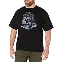 STAR WARS Big & Tall Camo Vader Men's Tops Short Sleeve Tee Shirt