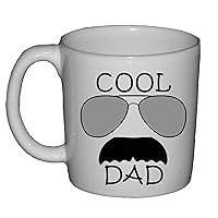 Fairly Odd Novelties Cool Dad Ceramic Mug, 11oz Funny Cool Father's Day Birthday Coffee Tea Gift, One Size (FON-20010-001-001)