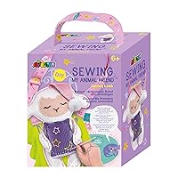 6301818 DIY Sewing Kit Stuffed Toy, Sewing Snooze Sheep, Neck Animal, Craft Kit for Children, Creative Set, from 6 Years