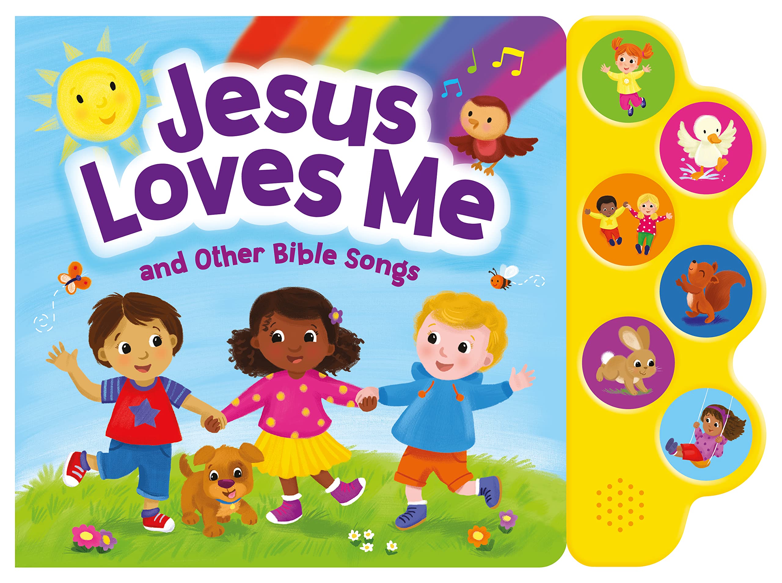 Jesus Loves Me and Other Bible Songs - Christian Children’s Books with 6 Sound Buttons for Toddlers