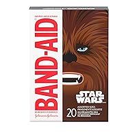 Band-Aid Brand Adhesive Bandages for Minor Cuts and Scrapes, Featuring Star Wars Characters for Kids, Assorted Sizes 20 ct