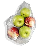 Aluf Plastics Quart 0.6 MIL Clear Poly Food Bags - 4
