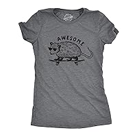 Womens Awesome Possum T Shirt Funny Cool 90s Retro Animal Lover Graphic Tee