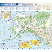 Alaska State Wall Map - 16.75