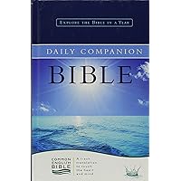 CEB Common English Daily Companion Bible Hardcover CEB Common English Daily Companion Bible Hardcover Hardcover